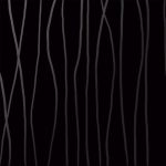 Polygloss Melns glancēts ar melnām matētām svītrām