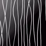 Polygloss Melns glancēts ar glancētām Hroma Rain svītrām