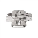 BLUM CLIP krustveida pamatiņš, 0 mm, ar skrūvēm kokam