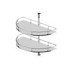 Karuselis Maxima SILVA 1/2, 820 mm Balts/hroms