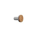 BIS 28 mm Oak lacquered/Matt white (Wood FSC, Zamac) Bis Knob