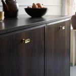 Chateau T-knob 52 mm Dark brushed gold (Zamac)
