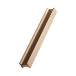 TRACK 200 mm Brushed brass
