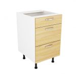 Grīdas skapis ar trīs atvilktnēm (450 mm)