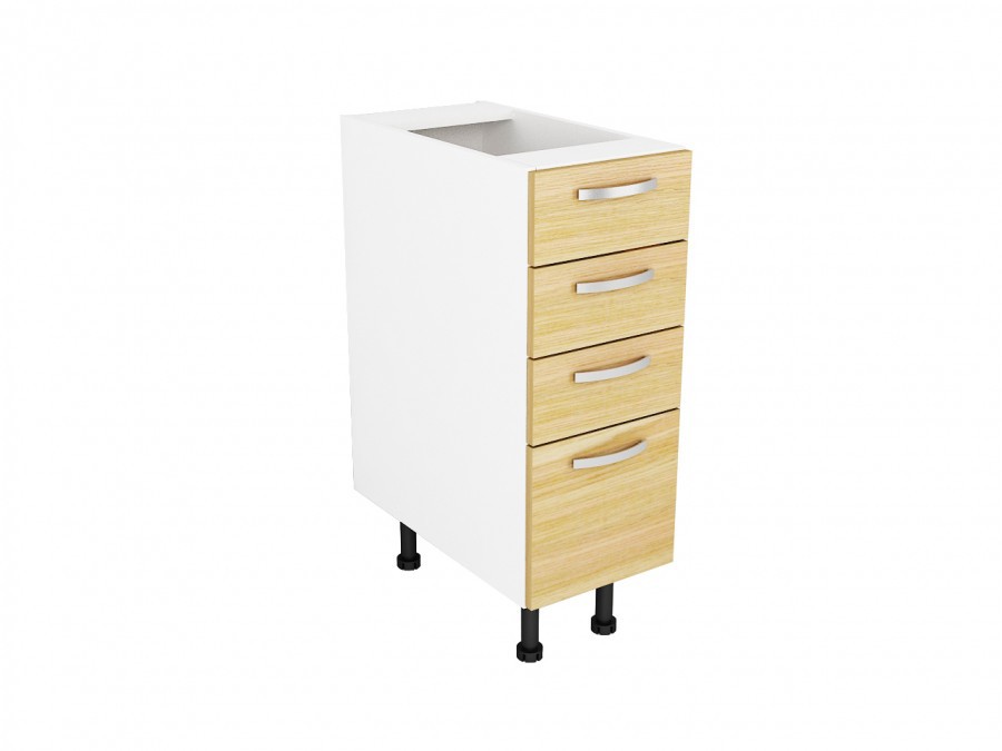 223.jpg Grīdas skapis ar četrām atvilktnēm (300 mm) - Image 1