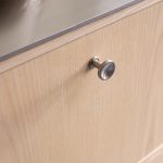 Chateau knob 30 mm Inox look (Zamac)