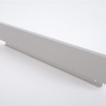 Metāla mugursiena H90 400 mm (Balta)