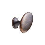 Oval Simple 60 mm Antique brown