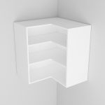 Sienas stūra skapja korpuss (657*657 mm) H=704