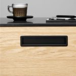 Tub Straight 190 mm Matt black (Iefrēzējamie)