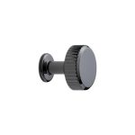 Villa Round 30 mm Black nickel