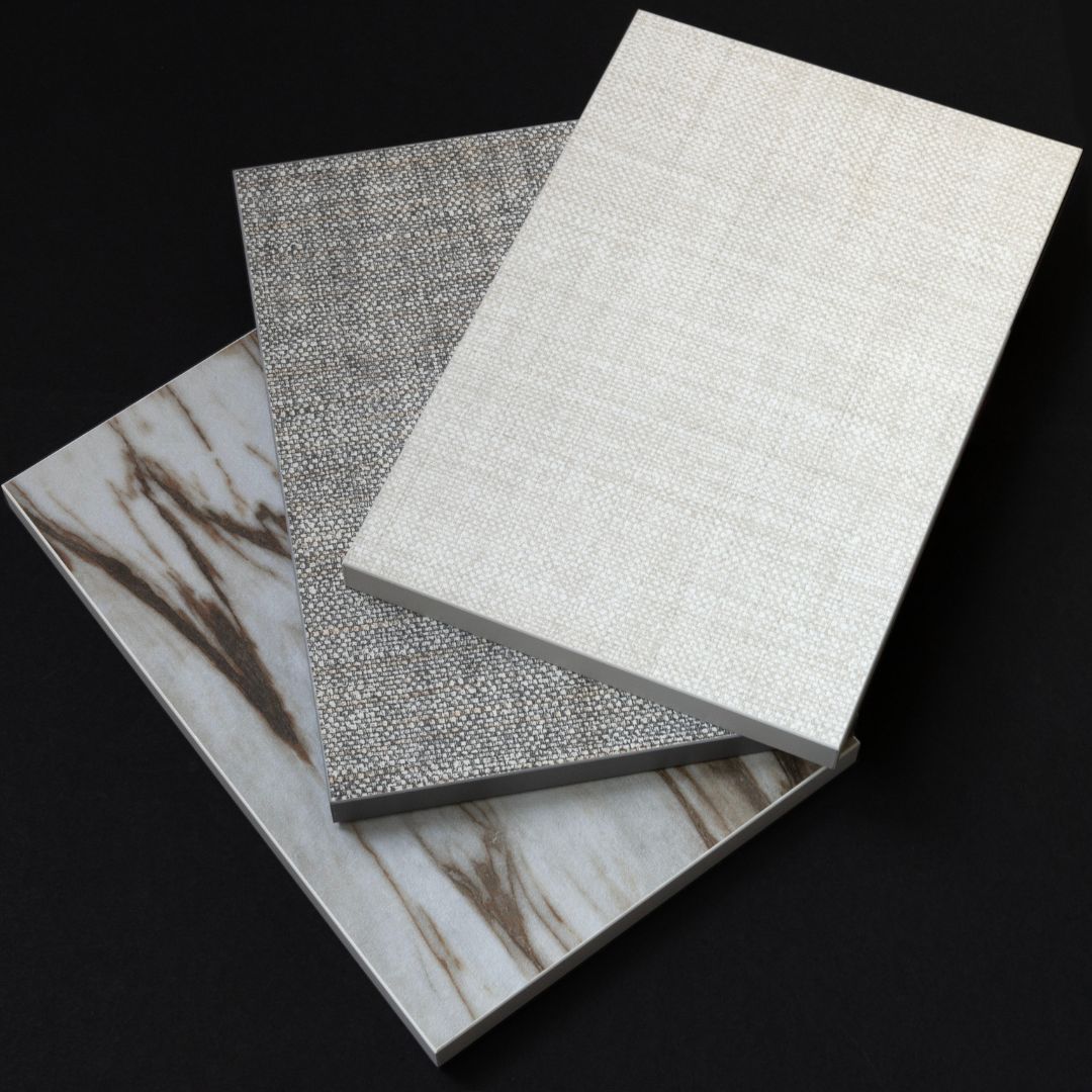 Saviola mēbeļu plātņu paraugi