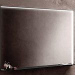 Vannas istabas spogulis VANITA CASA LIGHT FENICE MELNS 800*600 mm 4000/6000K IP44 ar plauktu