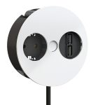 Kontaktligzda TWIST, 2*USB(A) un Kontaktligzda, Balta