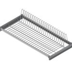 Trauku reste 600 mm, hroma efekts